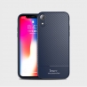 iPaky Carbon Fiber flexible cover TPU Case iPhone XR - Blue