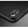 iPaky Carbon Fiber flexible cover TPU Case iPhone XR - Black
