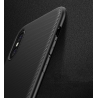 iPaky Carbon Fiber flexible cover TPU Case iPhone XR - Black