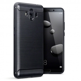 Terrapin Θήκη Σιλικόνης Carbon Fibre Design Huawei Mate 10 - Black (118-083-139)