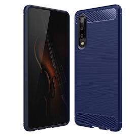 OEM Carbon Case Flexible Cover TPU Huawei P30 - Blue