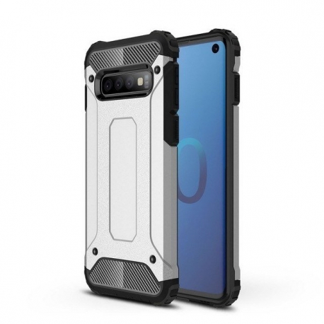 OEM Hybrid Armor Case Samsung Galaxy S10 - Silver