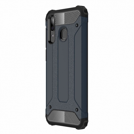 OEM Hybrid Armor Case Tough Rugged Cover Samsung Galaxy A30 - Blue