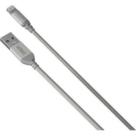 Yenkee Data Cable Usb/Lightning Usb 2m - Silver (YCU 612 SR)