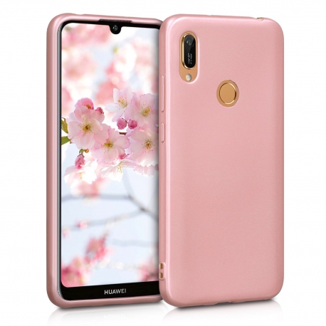 KW TPU Silicone Case Huawei Y6 / Y6 Prime 2019 - Metallic Rose Gold (48123.31)