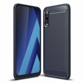 OEM Carbon Case Flexible Cover Case Samsung Galaxy A50 - Blue
