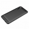 OEM Carbon Case Flexible Cover Case Samsung Galaxy A70 - Black