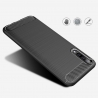 OEM Carbon Case Flexible Cover Case Samsung Galaxy A70 - Black