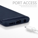 Terrapin Θήκη Σιλικόνης Carbon Fibre Design Samsung Galaxy S9 - Dark Blue(118-002-676)