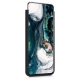 KW Wooden Case Samsung Galaxy A80 - Watercolor Waves walnut (48664.01)