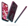 KW TPU Silicone Case Xiaomi Redmi 7 - Bicolor Design, Dark Pink / Blue / Transparent (48650.01)