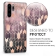 KW TPU Silicone Case Huawei P30 Pro - IMD Design Dark Pink / Rose (47422.02)