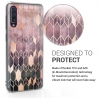 KW TPU Silicone Case Samsung Galaxy A50 - IMD Design Dark Pink/Rose Gold (48061.10)
