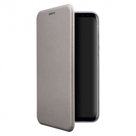 OKKES Book Case Osaka for Samsung Galaxy S9 - Grey (Art24402)