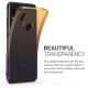 KW TPU Silicone Case Xiaomi Redmi Note 7 - Bicolor Design - Yellow / Violet / Transparent (47919.02)