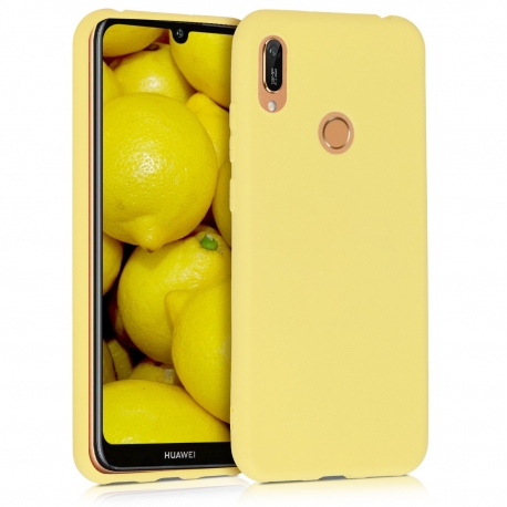 KW TPU Silicone Case Huawei Y6 2019 - Yellow Matte (48122.49)