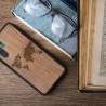 KW Wooden Case TPU bumper Huawei P30 Pro - Travel Outline Dark Brown (47425.03)
