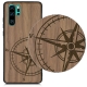KW Wooden Case TPU bumper Huawei P30 Pro - Navigational Compass (47425.01)