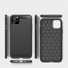 OEM Carbon Case Flexible Cover Case iPhone 11 Pro Max - Black