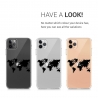 KW TPU Silicone Case iPhone 11 Pro - Design Travel - Black / Transparent (49792.01)