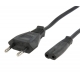 POWERTECH Καλώδιο τροφοδοσίας Euro, VDE 0.3mm, 1.5m (CAB-P001)