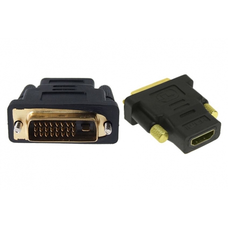 Powertech adapter HDMI 19pin θηλυκό σε DVI 24+1 αρσενικό (ADA-H003)