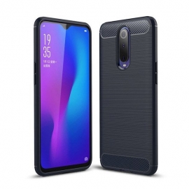 OEM Carbon Case Flexible Cover Case Xiaomi Mi 9T / Mi 9T Pro - Blue