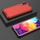 OEM Honeycomb Armor Case with TPU Bumper Samsung Galaxy A50 - Red