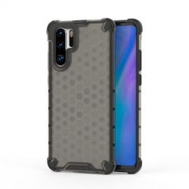 OEM Honeycomb Armor Case with TPU Bumper Huawei P30 Pro - Black