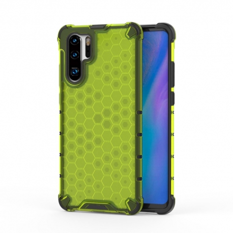 OEM Honeycomb Armor Case with TPU Bumper Huawei P30 Pro - Green