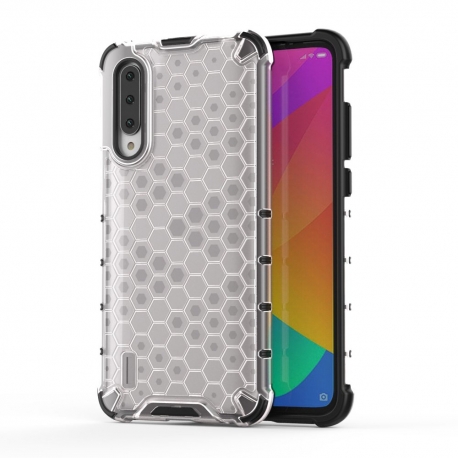 OEM Honeycomb Armor Case with TPU Bumper Xiaomi Mi A3 - Transparent
