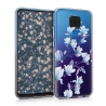 KW TPU Silicone Case Huawei Mate 30 Lite - Magnolias Blue / Violet / Transparent (50133.09)