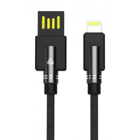 POWERTECH Καλώδιο USB σε Lightning dual ele PTR-0063 copper, 1m - Black