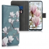 KW Wallet Case Huawei Mate 30 Lite - Magnolias Taupe / White / Blue Grey (50148.02)
