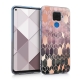 KW TPU Silicone Case Huawei Mate 30 Lite - IMD Design Dark Pink / Rose Gold (50165.03)