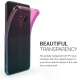 KW TPU Silicone Case Xiaomi Redmi 8A - Bicolor Design Dark Pink / Blue / Transparent (50852.01)