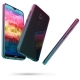 KW TPU Silicone Case Xiaomi Redmi 8A - Bicolor Design Dark Pink / Blue / Transparent (50852.01)