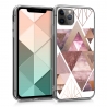 KW TPU Silicone Case Apple iPhone 11 Pro - IMD Design Light Pink / Rose Gold / White (49784.06)