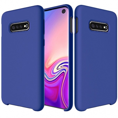OEM Silicone Case Soft Flexible Rubber Samsung Galaxy S10 - Blue