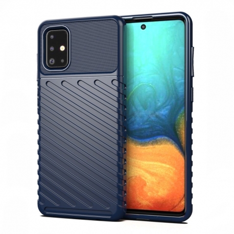 OEM Thunder Flexible Tough Rugged Cover TPU Case Samsung Galaxy A71 - Blue