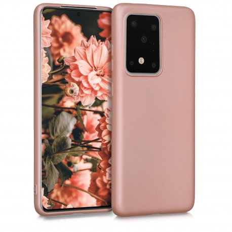 KW TPU Silicone Case Samsung Galaxy S20 Ultra - Metallic Rose Gold (51231.31)
