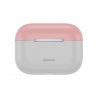 Baseus Silica Gel Case AirPods Pro - Rose & Gray (WIAPPOD-BBZ4G)