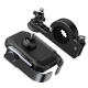 Baseus adjustable phone bike mount holder for handlebar and mirror - Black (SUKJA-01)