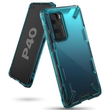 Ringke Dual-X Design Case Huawei P40 - Turquoise Green