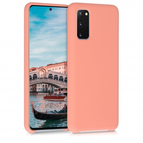 KW TPU Soft Flexible Rubber Samsung Galaxy S20 - Coral Matte (51236.56)