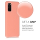 KW TPU Soft Flexible Rubber Samsung Galaxy S20 - Coral Matte (51236.56)