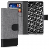 KW Wallet Case Huawei P40 - Grey / Black (51495.22)