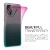 KW TPU Silicone Case Samsung Galaxy S20 Plus - Bicolor Design, Dark Pink / Blue / Transparent (52279.01)