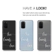 KW TPU Silicone Case Samsung Galaxy S20 Plus - Live, Laugh, Love White / Transparent (51218.05)