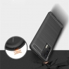 OEM Carbon Case Flexible Cover TPU Huawei P40 Pro - Black